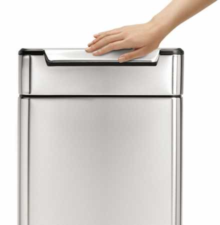 40 Liter rechteckiger touch-bar Abfalleimer