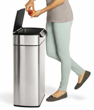 40 Liter rechteckiger touch-bar Abfalleimer