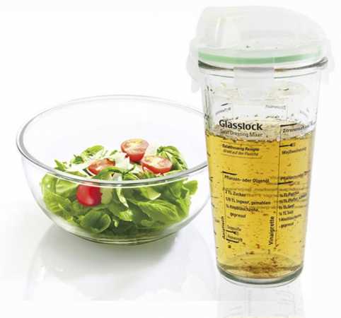 Dressingshaker Glas