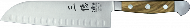 Santokumesser mit Kulle -Alpha Olive-