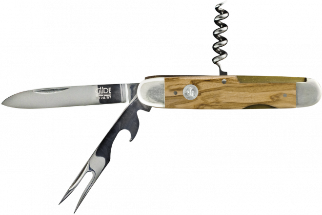 Taschenmesser mit Pitchgabel  Güde -Alpha Olive-