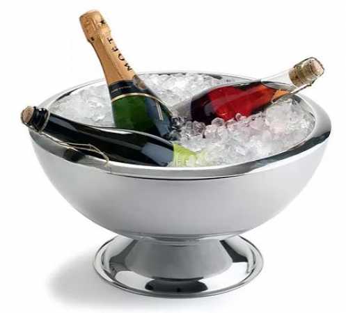 Karl Weis Champagnerschale Doppelwand