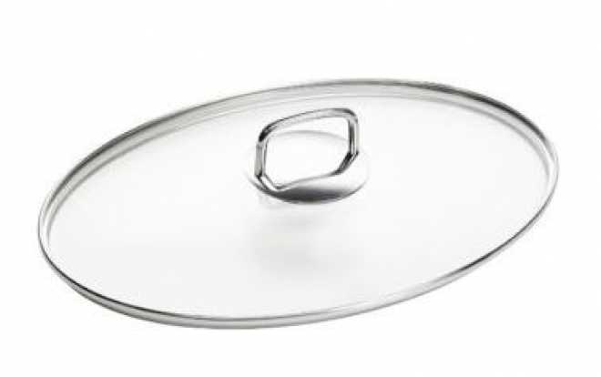 Ovale Fischpfanne von SUS - mit Deckel