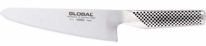 GLOBAL Kochmesser abgerundete Spitze -G6-