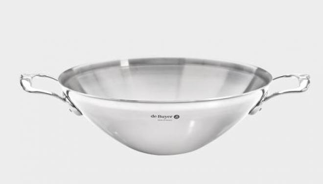 Wok mit zwei Griffen