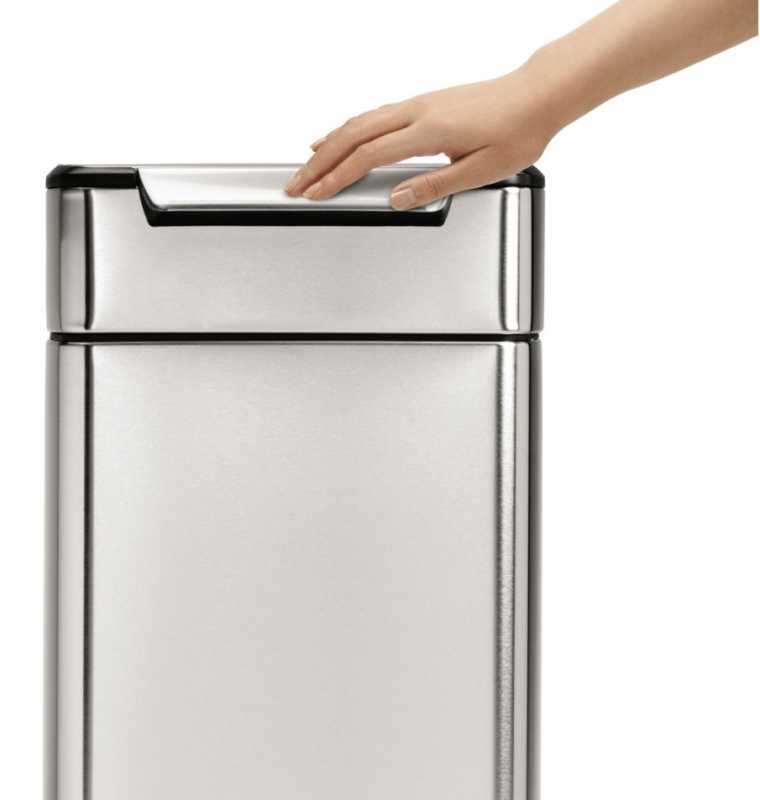 30 Liter rechteckiger touch-bar Abfalleimer