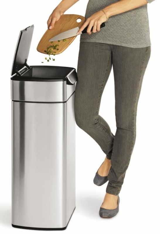 30 Liter rechteckiger touch-bar Abfalleimer