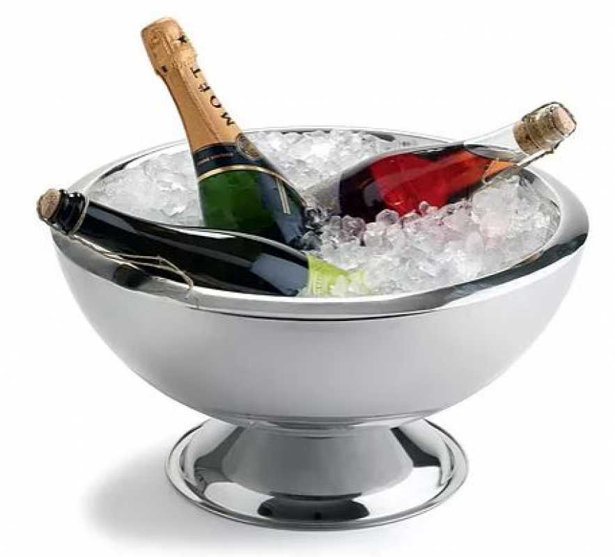 Karl Weis Champagnerschale Doppelwand