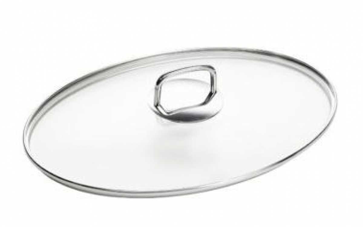 Ovale Fischpfanne von SUS - mit Deckel