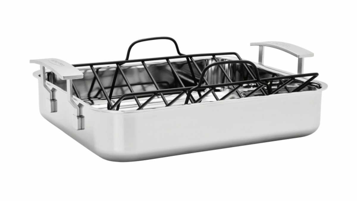 Demeyer Röstpfanne mit Röstgitter