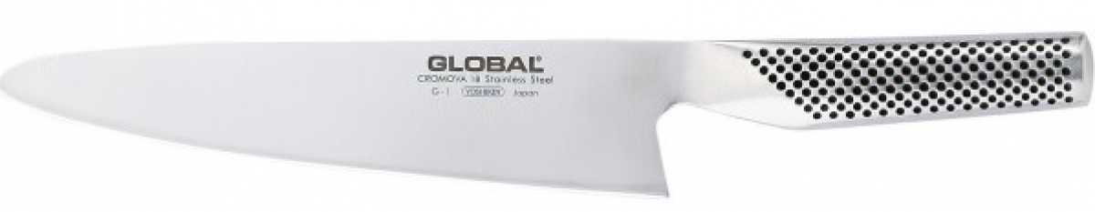 GLOBAL Kochmesser abgerundete Spitze -G1-