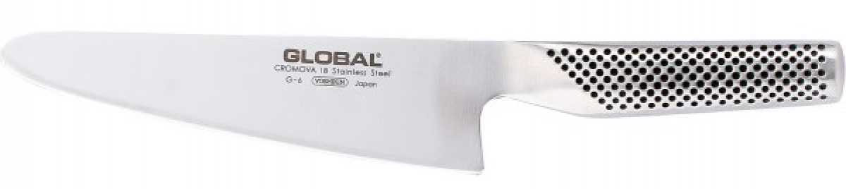 GLOBAL Kochmesser abgerundete Spitze -G6-