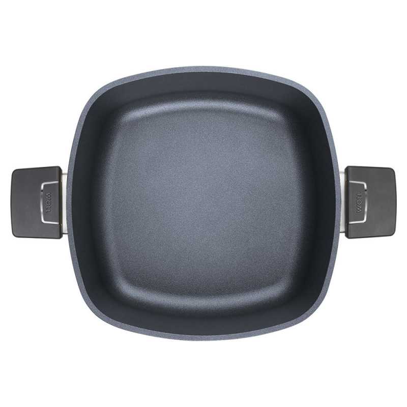 Woll Guss-Kasserolle viereckig