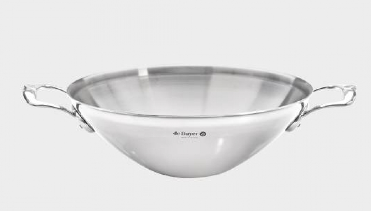 Wok mit zwei Griffen